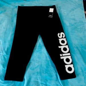 Adidas 3/4 tight capris black